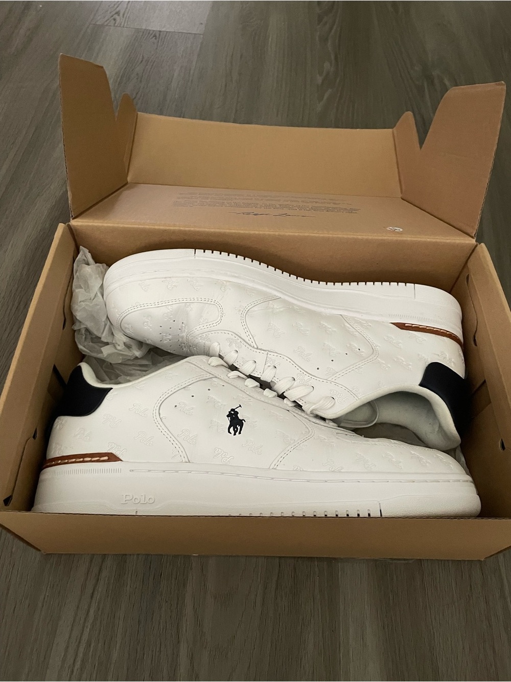 Men’s Polo Ralph Lauren Masters Court Sneaker — Size 11